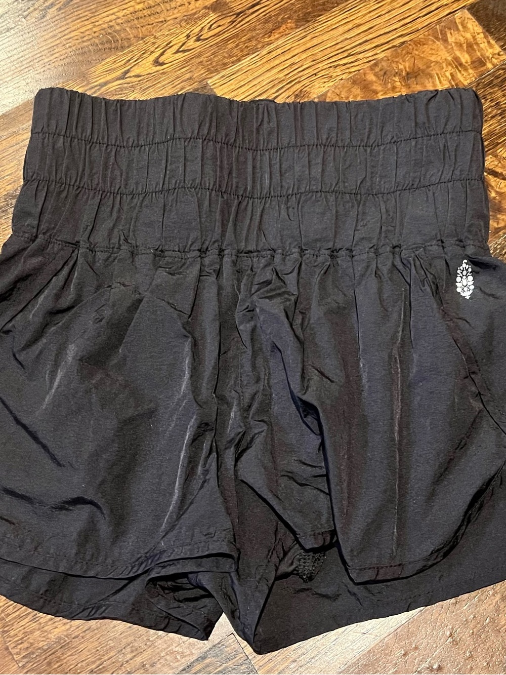 Fp movement Smocked Waist Athletic Shorts in Black